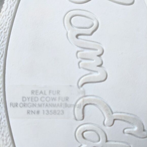 Genuine Cow Fur Sam Edelman High Top Leopard Sneakers - Picture 9 of 9